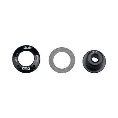 SRAM/ Truvativ DUB M18 Crank Bolt and M30 Self-Extracting Cap, Black (Crank Arm Fixing Bolt) – studio photo