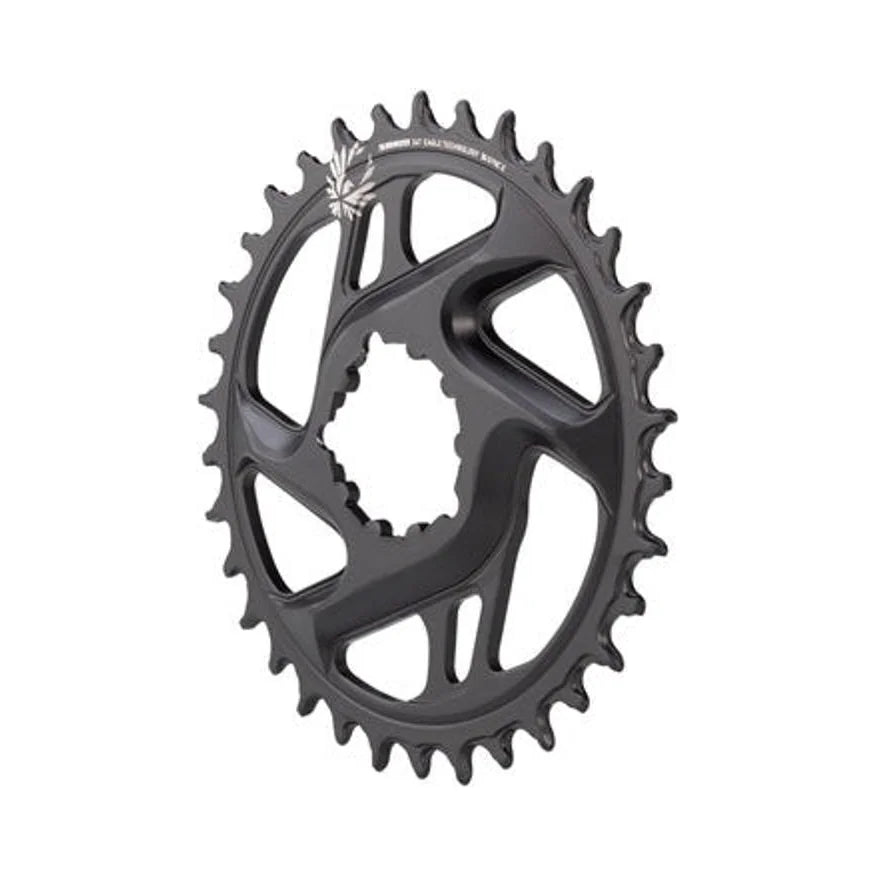 SRAM X-Sync 2 Eagle Cold Forged Direct Mount Chainring 34T 6mm Offset (Bicycle Chainrings) – studio product photo