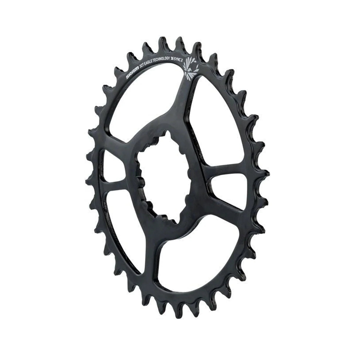 SRAM X-Sync 2 Eagle Steel Direct Mount Chainring 30T 6mm Offset (Bicycle Chainrings) – product view