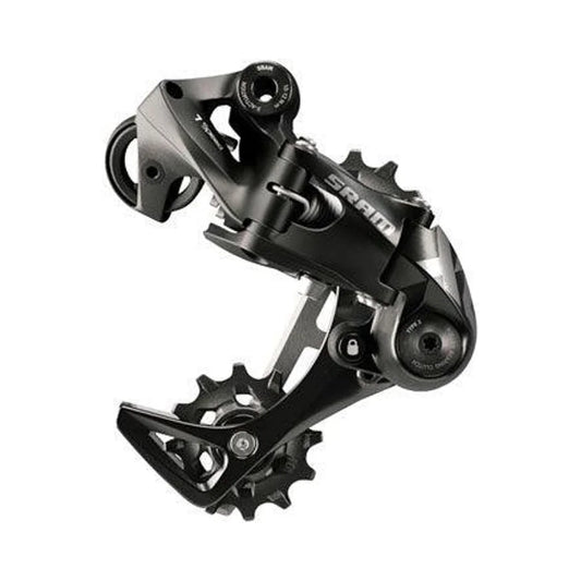 SRAM X01 DH Rear Derailleur - 7-Speed, Medium Cage, Black, with Clutch, A3 (Bicycle Derailleurs) – studio product photo