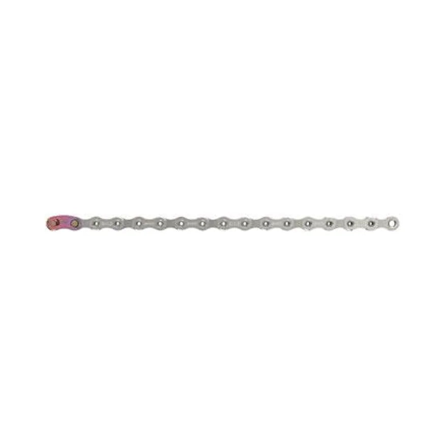 SRAM X01 Eagle Chain - 12-Speed, 126 Links, Silver (Bicycle Chains) – front profile