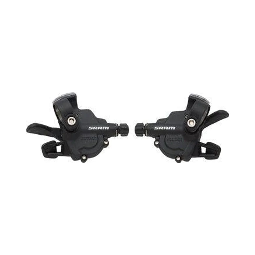 SRAM X.4 8 Speed Trigger Shifter Set (Bicycle Shifters) – studio product photo