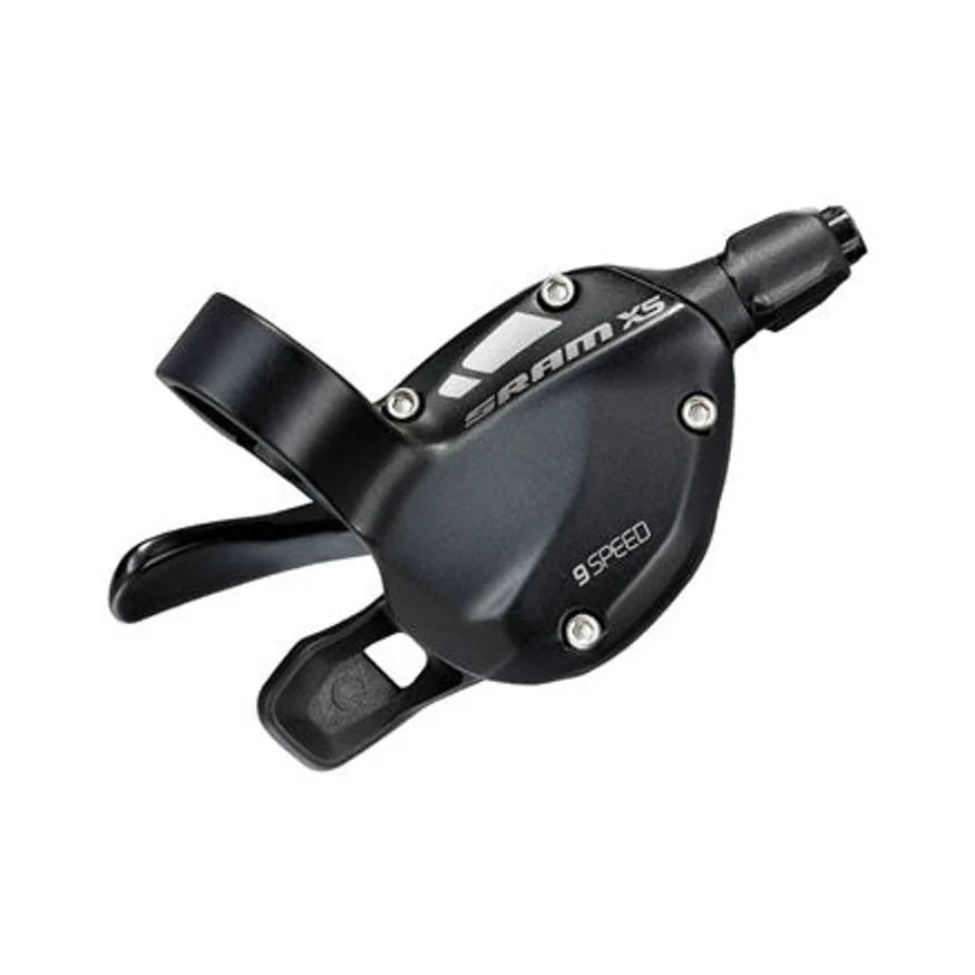 SRAM X5 Trigger Shifter - Right/Rear, 9-Speed, Black (Bicycle Shifters) – studio photo