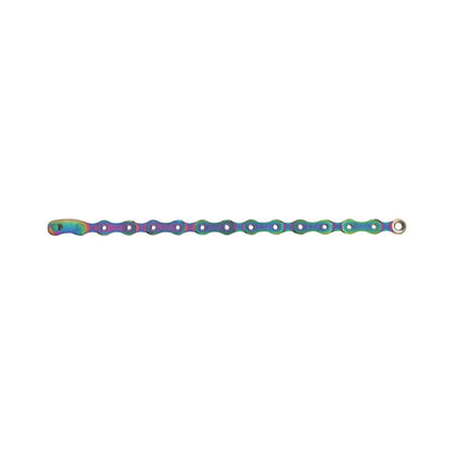 SRAM XX1 Eagle AXS Chain - 12-Speed, 126 Links, Rainbow (Bicycle Chains) – close-up detail