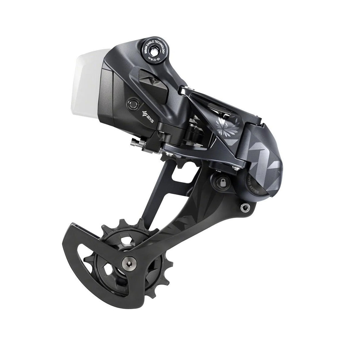 SRAM XX1 Eagle AXS Rear Derailleur - 12 Speed, Long Cage, 52t Max, Black (Bicycle Derailleurs) – studio product photo