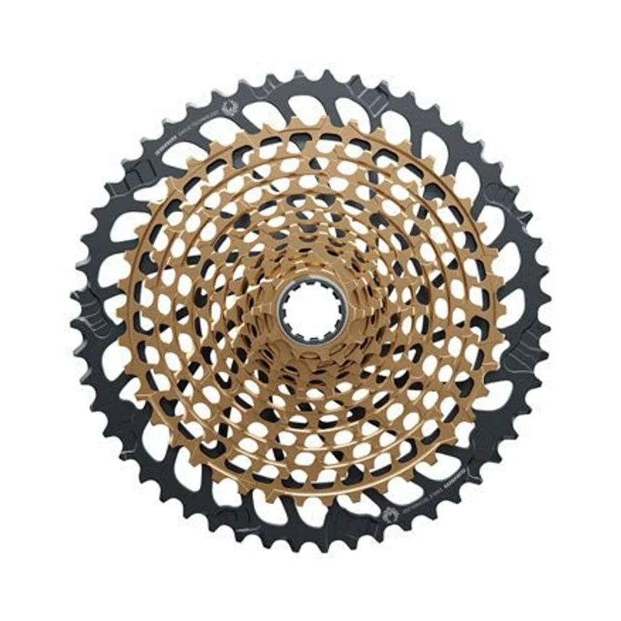 SRAM XX1 Eagle XG-1299 Cassette - 12-Speed, 10-52t, Gold, For XD Driver Body (Bicycle Cassettes & Freewheels) – studio