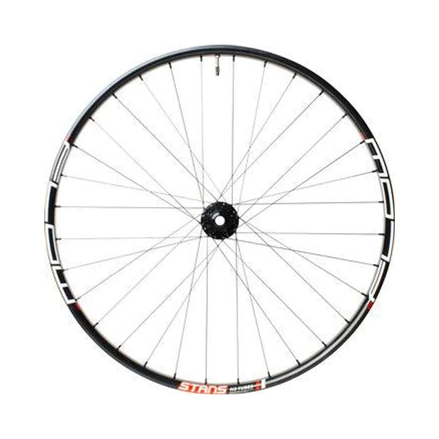 Stan's No Tubes Flow MK3 Front Wheel - 27.5", 15 x 110mm Boost, 6-Bolt, Black (Bicycle Wheels) – detail angle