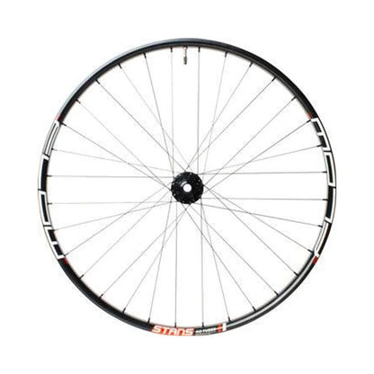 Stan's No Tubes Flow MK3 Front Wheel - 27.5", 15 x 110mm Boost, 6-Bolt, Black (Bicycle Wheels) – detail angle