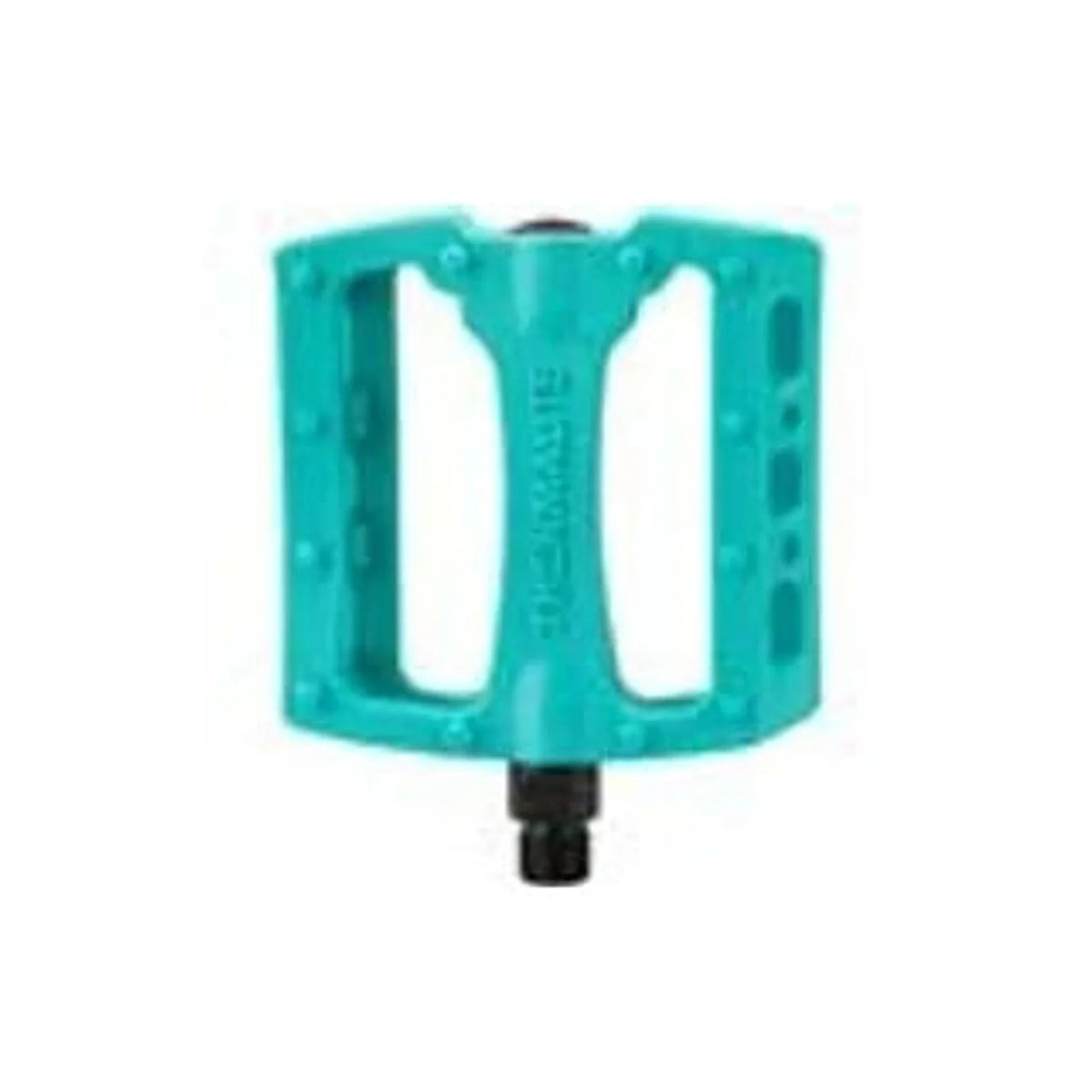 Stolen Thermalite Pedals - Platform, Composite/Plastic, 9/16", Caribbean Green (Bicycle Pedals) – studio product photo