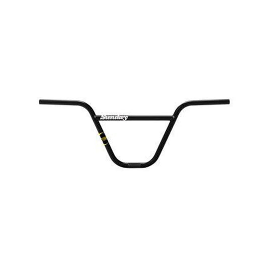 Sunday BMX Sunday Nightshift Handlebar 9.625" Rust Proof Black (Bicycle Handlebars) – studio product photo
