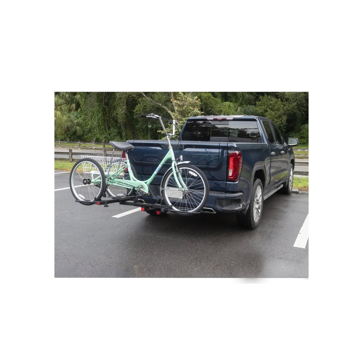 Sunlite HRT-100 2in Trike Receiver Tray Rack (Vehicle Bicycle Racks) – detail angle