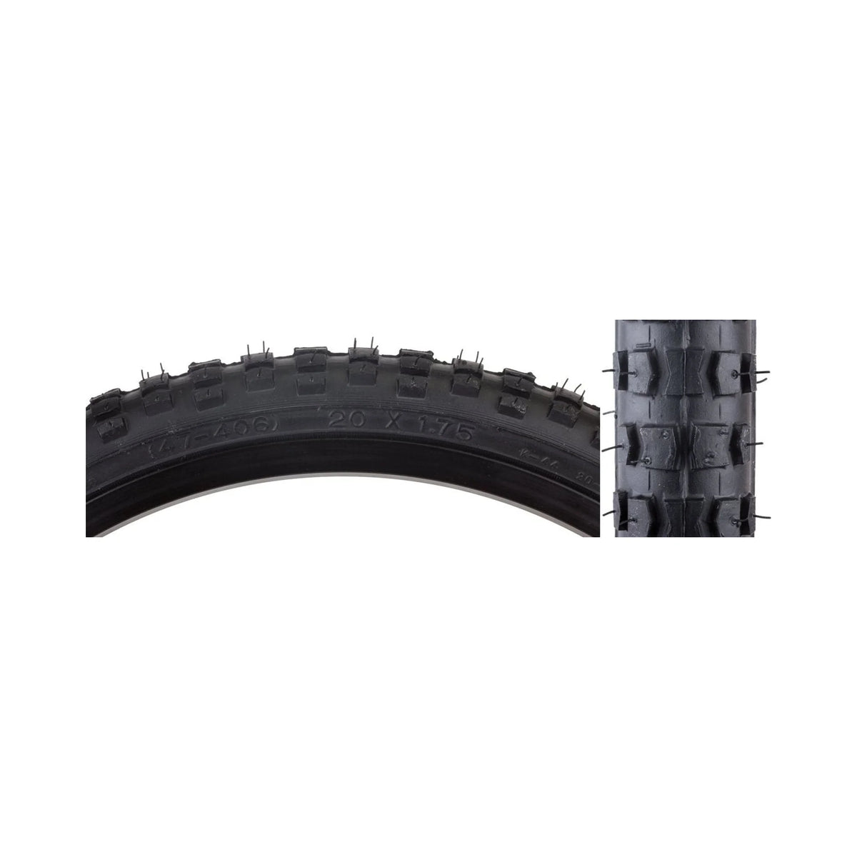 Sunlite MX K44 Wire Bead Tire - 20x1.75 (Bicycle Tires) – studio product photo