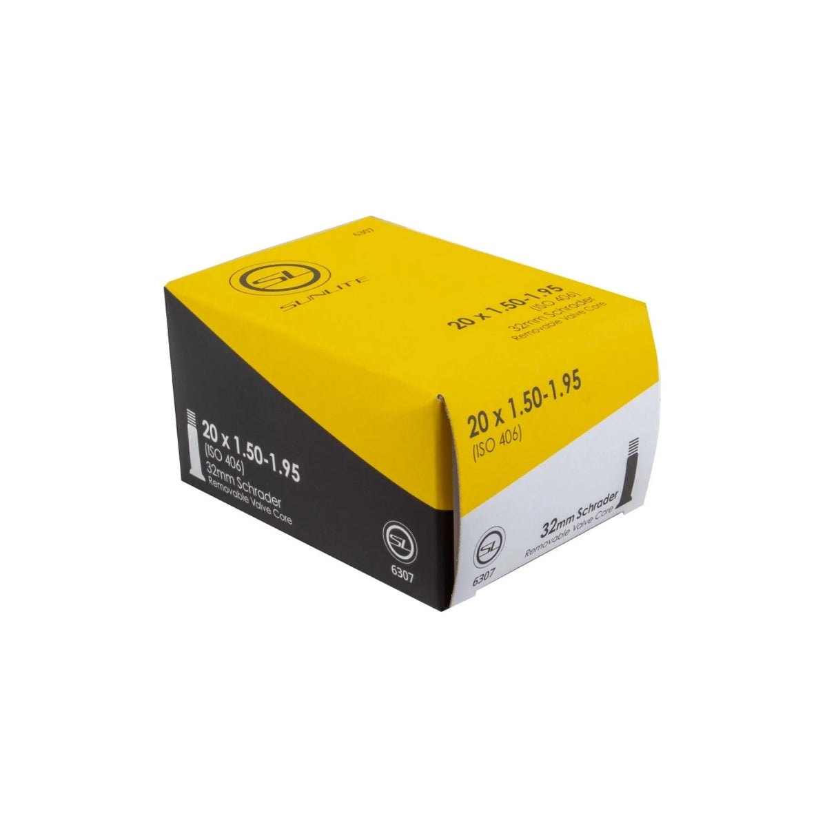 Sunlite Standard Schrader Valve - 20x1.5 - 1.95 (Bicycle Tubes) – studio product photo