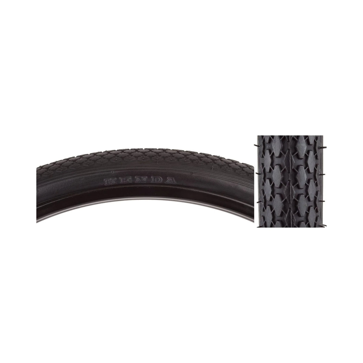 Sunlite Street S-7 26x1-3/4 Bicycle Tire - Wire, Black (Bicycle Tires) – studio product photo