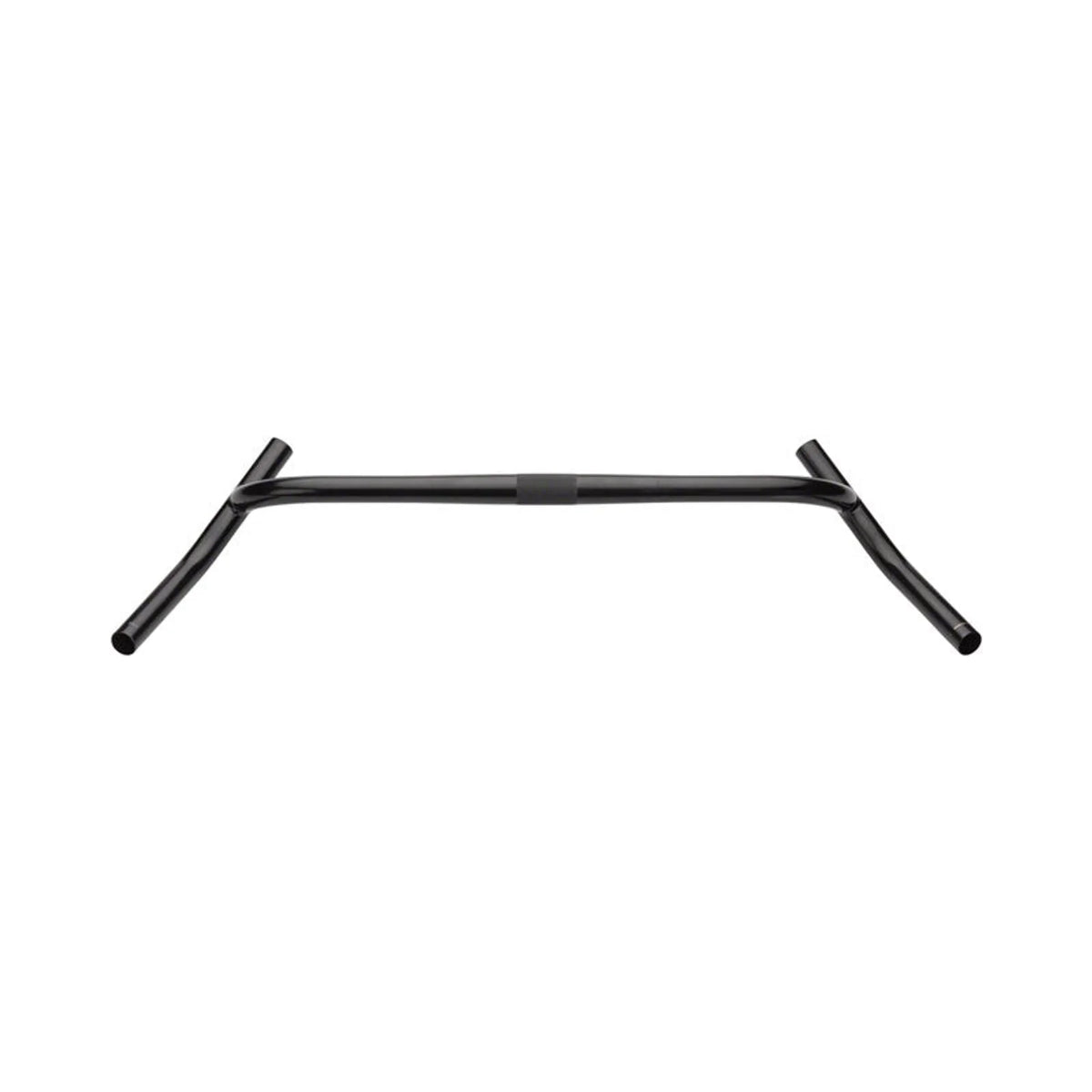 Surly Corner Bar Handlebar - 25.4mm clamp, 54cm Width, Chromoly, Black (Bicycle Handlebars) – front profile