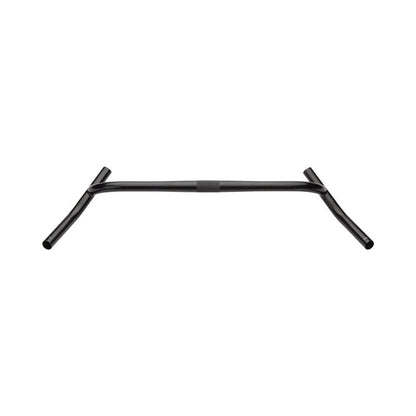 Surly Corner Bar Handlebar - 25.4mm clamp, 54cm Width, Chromoly, Black (Bicycle Handlebars) – front profile