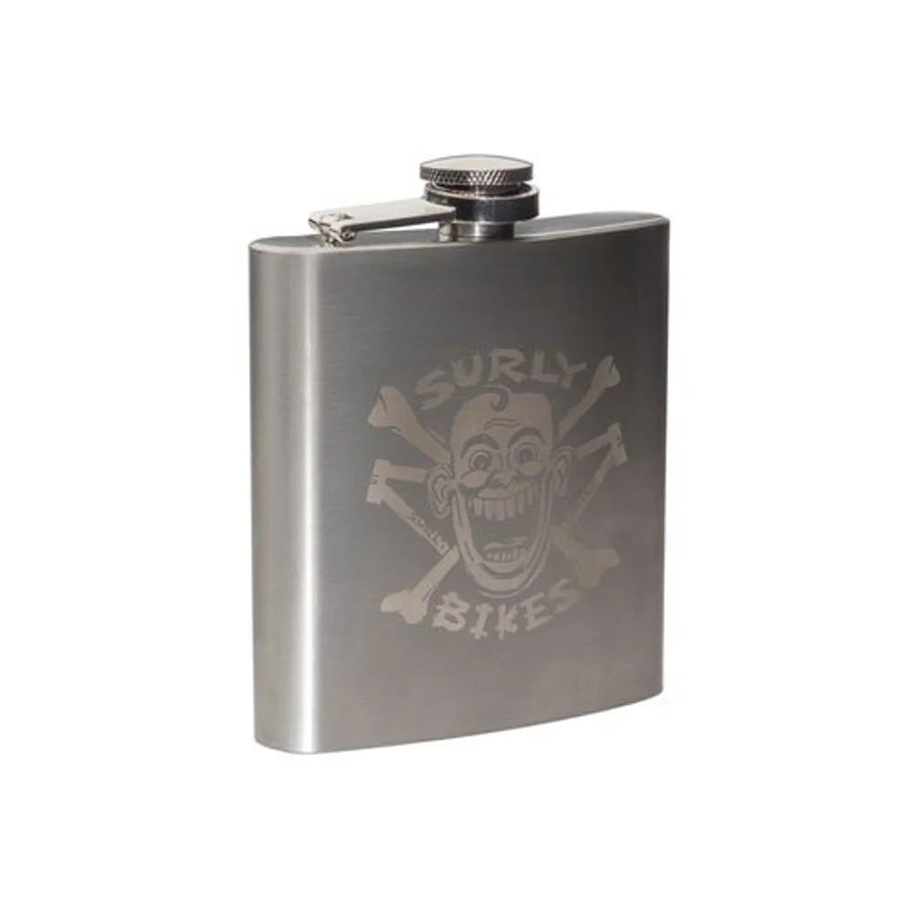 Surly Hip Flask 6oz Stainless (Water Bottles) – studio product photo