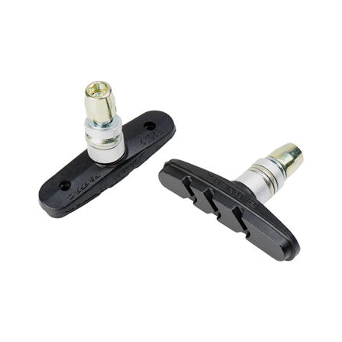 Tektro 836.12 Linear Pull MTB Brake Pads - 63mm, Threaded Posts (Brake Shoe and Pad) – studio product photo