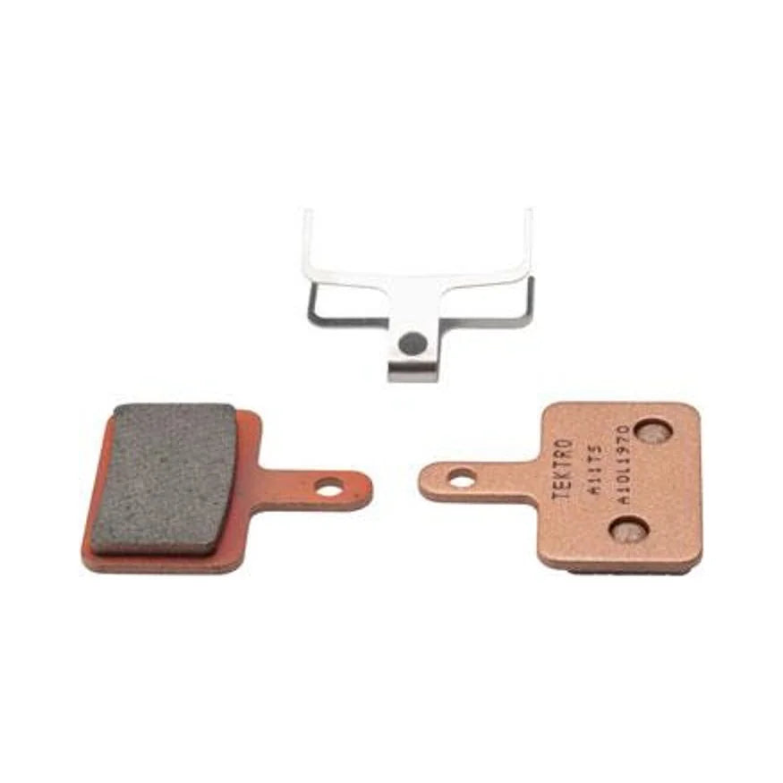 Tektro A11TS Disc Brake Pad - Sintered, Steel Backed, For Use With 2-Piston Calipers – studio product photo