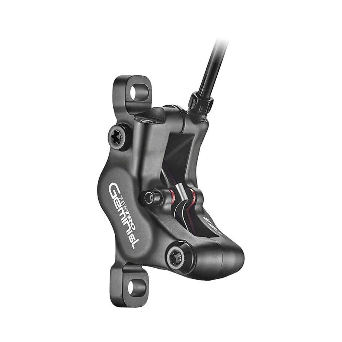Tektro HD-M535 Disc Brake and Lever - Front, Hydraulic, Post Mount, Black (Bicycle Brake Sets) – product view