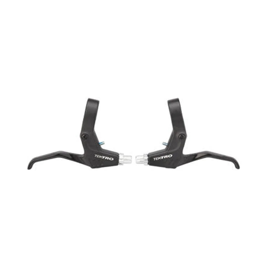 Tektro RS360A Linear Pull Brake Lever Set, Black (Bicycle Brake Levers) – studio product photo (2)