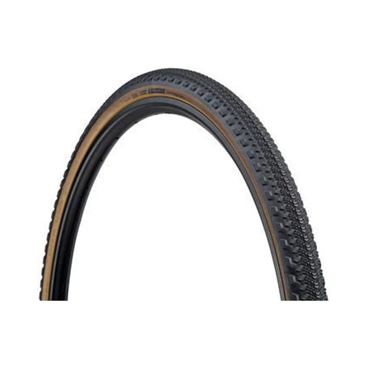 Teravail Cannonball Tire - 700 x 38, Tubeless, Folding, Tan, Durable, 60tpi, Fast Compound (Bicycle Tires) – close-up detail