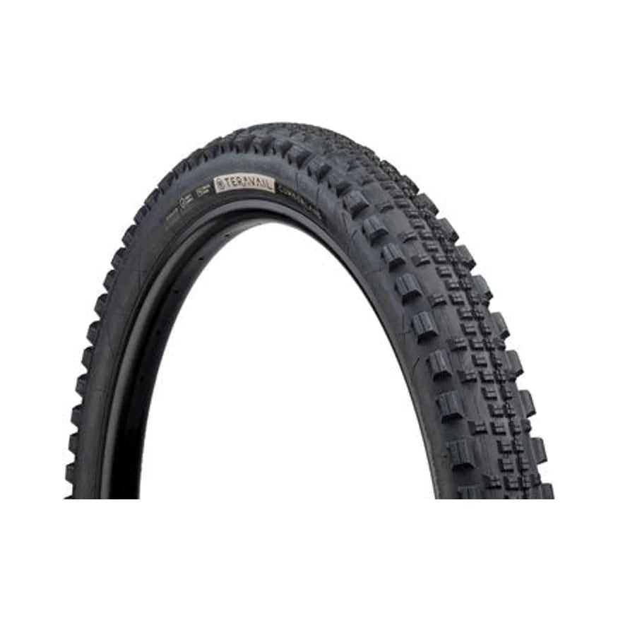 Teravail Cumberland Tire - 27.5 x 2.8, Tubeless, Folding, Black, Durable (Bicycle Tires) – close-up detail