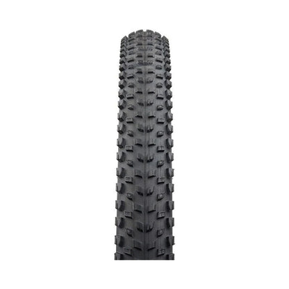 Teravail Drawpoint Tire - 29 x 2.4, Tubeless, Folding, Tan, Light Trail, Grip Compound (Bicycle Tires) – front profile