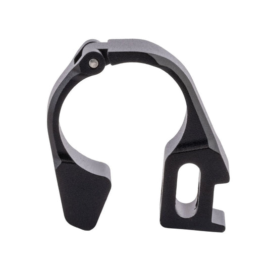 Teravail Flat Bar Remote Clamp - 22.2, Black (Dropper Seatpost Part) – studio product photo