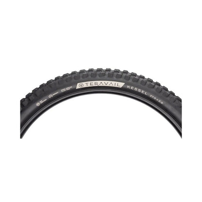 Teravail Kessel Tire - 27.5 x 2.5, Tubeless, Folding, Black, Ultra Durable (Bicycle Tires) – studio photo