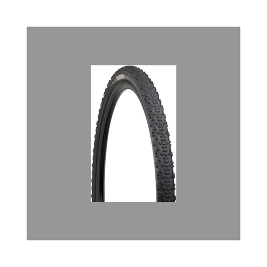 Teravail Rutland Tire - 700 x 42, Tubeless, Folding, Black, Durable (Bicycle Tires) – front profile