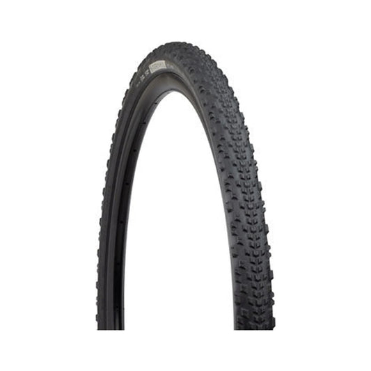 Teravail Rutland Tire - 700 x 42, Tubeless, Folding, Black, Durable (Bicycle Tires) – front profile