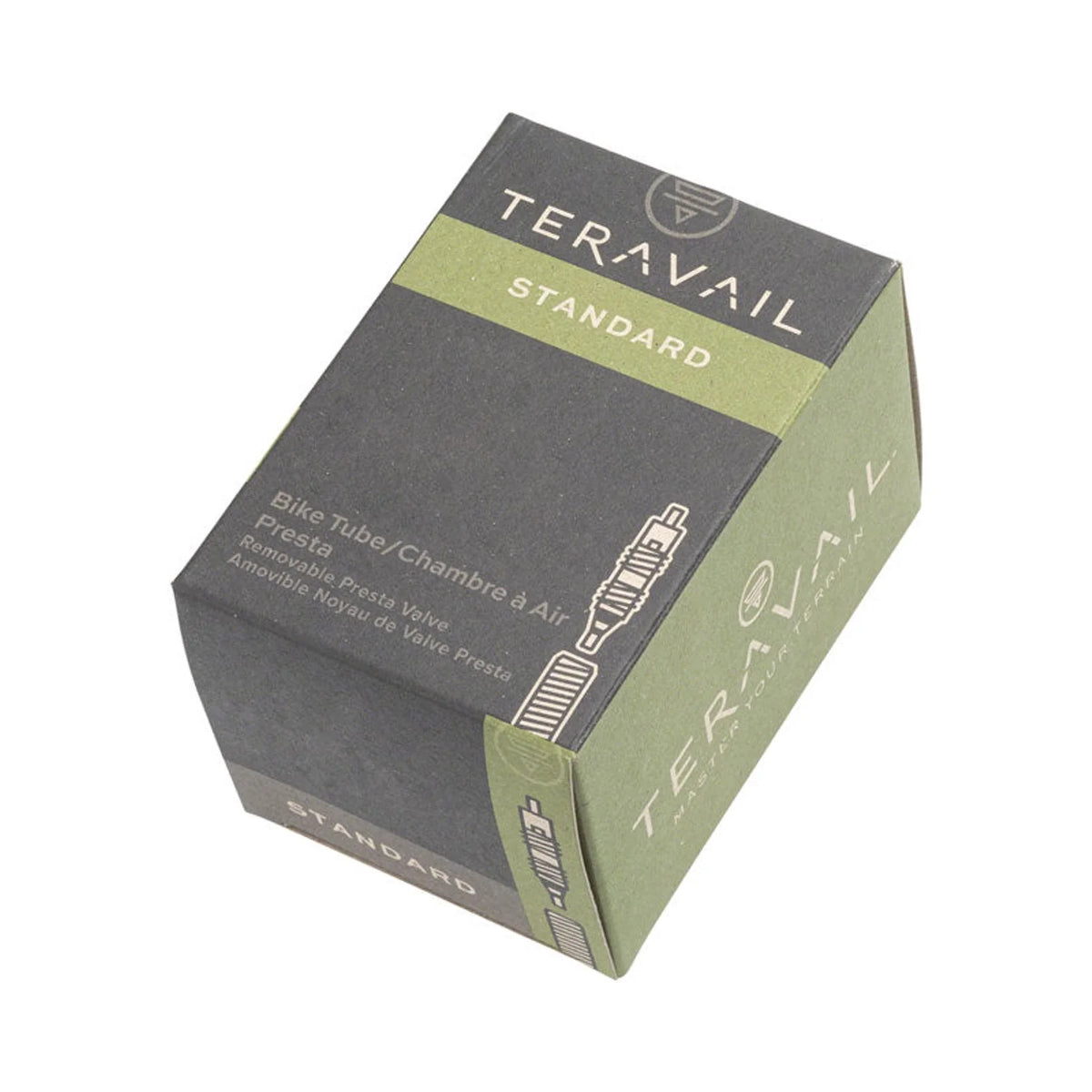 Teravail Standard Tube - 24 x 3.5 - 4.5, 32mm Presta Valve (Bicycle Tubes) – front profile