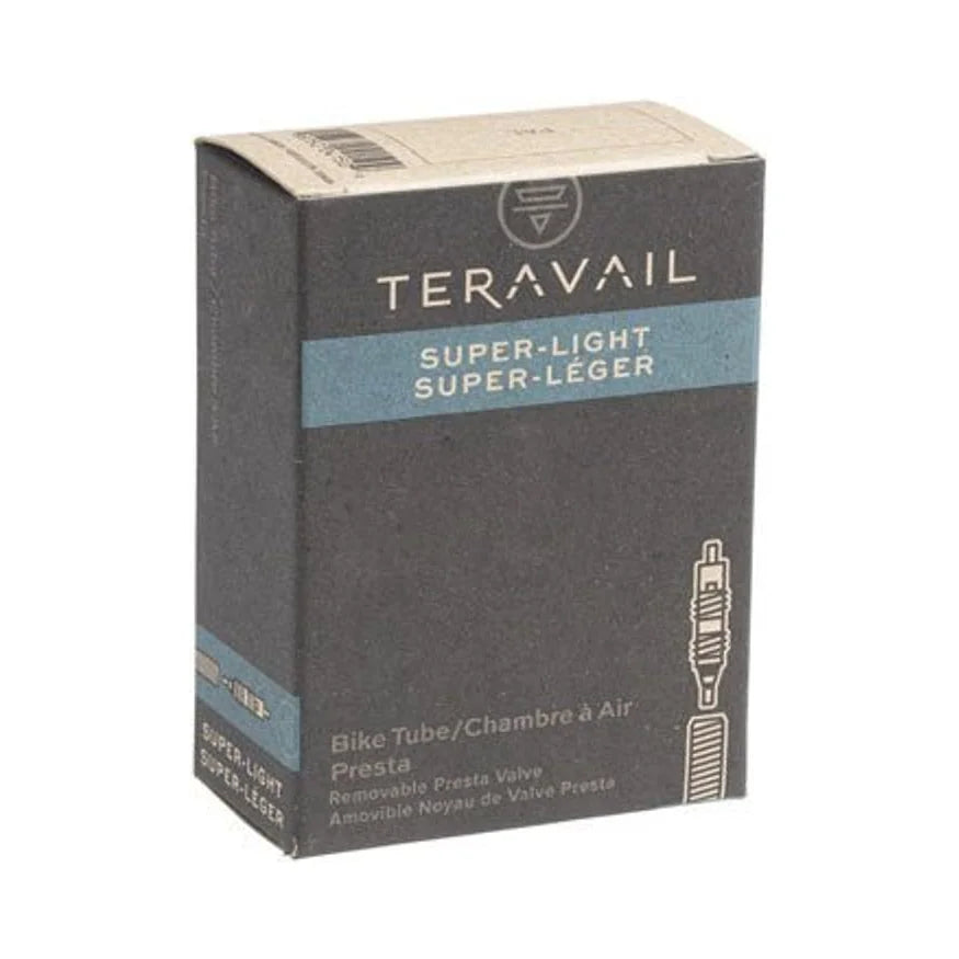 Teravail Superlight Tube - 700 x 20 - 28mm, 80mm Presta Tube Valve (Bicycle Tubes) – showcase image
