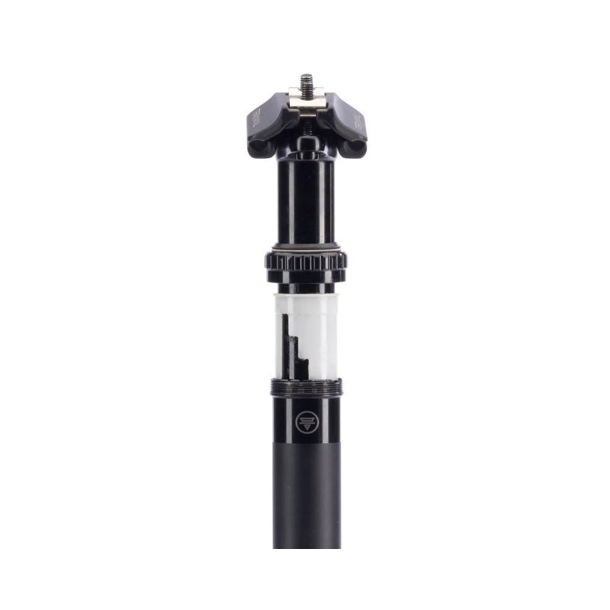 Teravail Telec Dropper Seatpost - 31.6 x 385mm, 125mm Travel, Black, No Remote (Bicycle Seatposts) – close-up detail