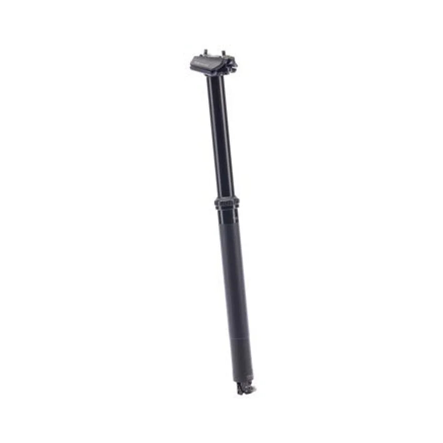 Teravail Telec Dropper Seatpost - 31.6 x 385mm, 125mm Travel, Black, No Remote (Bicycle Seatposts) – detail angle