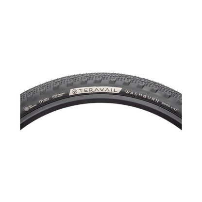 Teravail Washburn Tire - 650b x 47, Tubeless, Folding, Black, Durable (Bicycle Tires) – product view