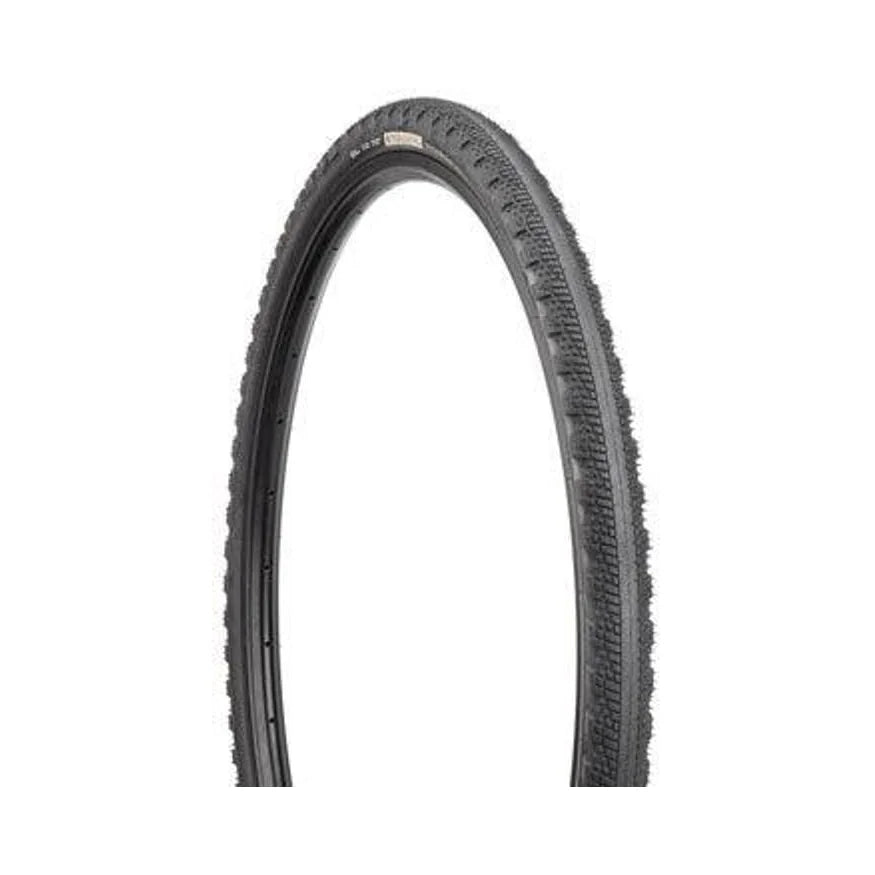 Teravail Washburn Tire - 700 x 42, Tubeless, Folding, Black, Durable (Bicycle Tires) – detail angle