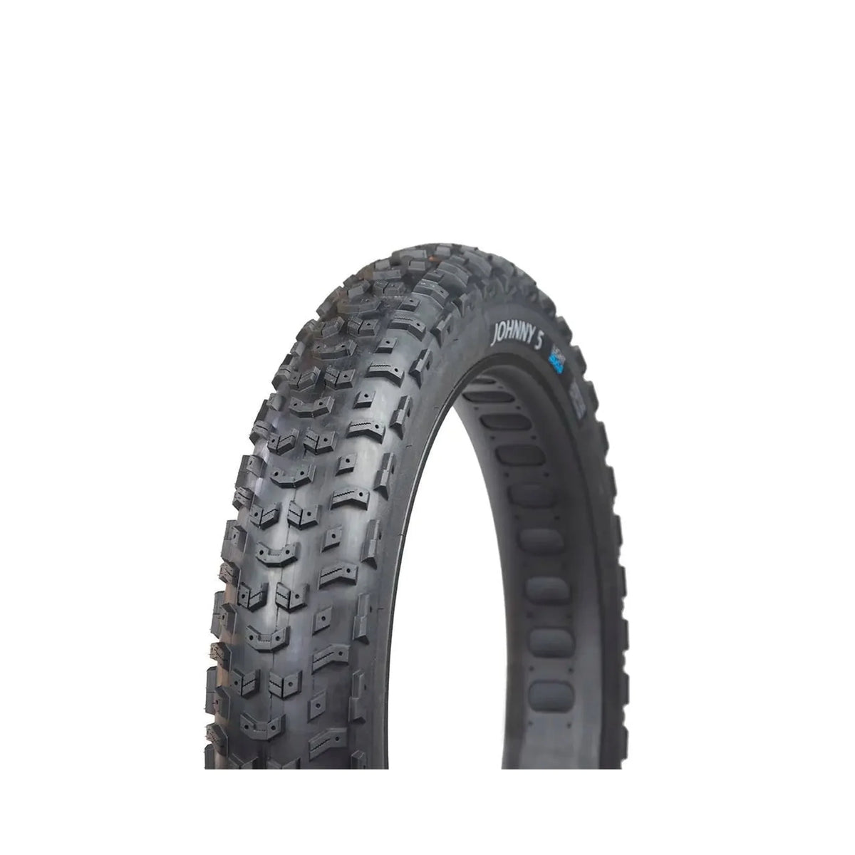 Terrene Johnny 5 Tire, 26 x 5.0" Light (120tpi), Black (Bicycle Tires) – studio photo