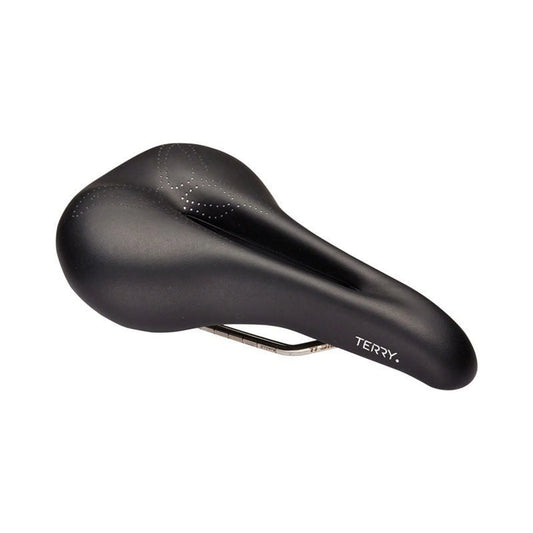 Terry Butterfly Ti Gel+ Saddle - Titanium, Black, Women's (Bicycle Saddles) – studio photo