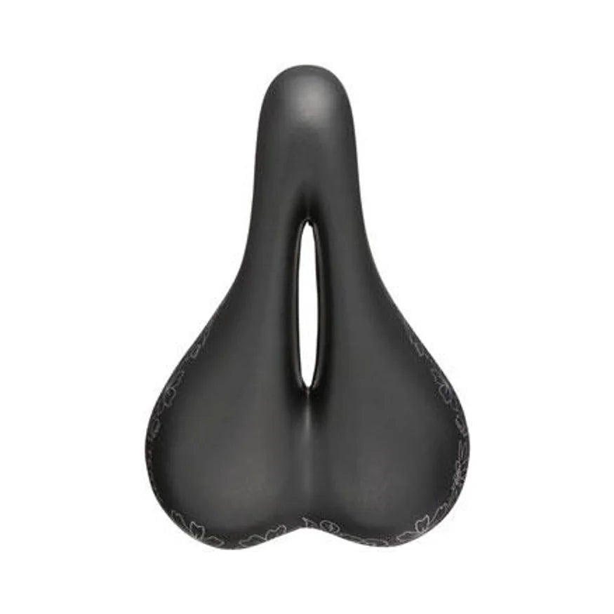 Terry Cite X Gel Saddle - Steel, Flower, Women's (Bicycle Saddles) – close-up detail