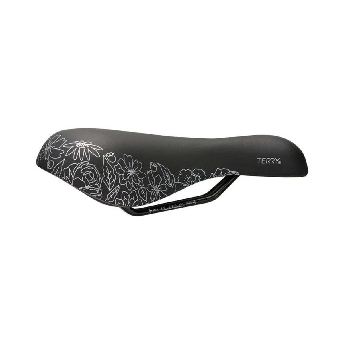 Terry Cite X Gel Saddle - Steel, Flower, Women's (Bicycle Saddles) – studio photo