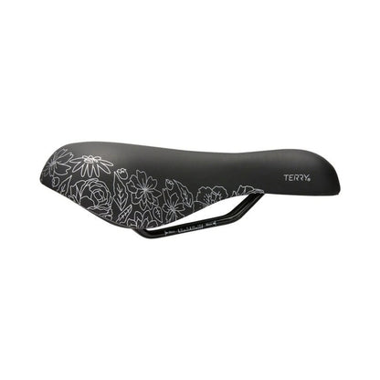 Terry Cite X Gel Saddle - Steel, Flower, Women's (Bicycle Saddles) – studio photo