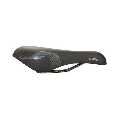 Terry Cite Y Gel Saddle - Chromoly, Black, Men's (Bicycle Saddles) – detail angle