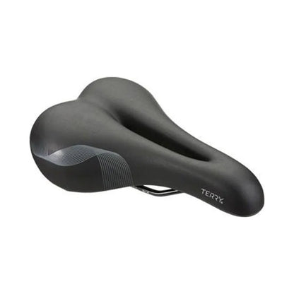 Terry Cite Y Gel Saddle - Chromoly, Black, Men's (Bicycle Saddles) – close-up detail
