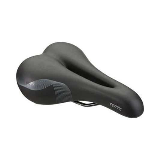 Terry Cite Y Gel Saddle - Chromoly, Black, Men's (Bicycle Saddles) – close-up detail