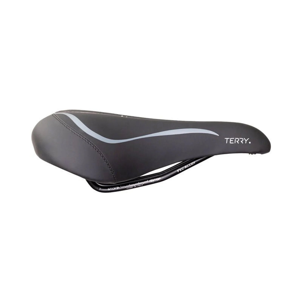 Terry Liberator X Gel Saddle - Steel, Black, Women's, Italia (Bicycle Saddles) – showcase image
