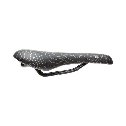 Terry Topo Saddle - Chromoly, Black, Women's (Bicycle Saddles) – close-up detail