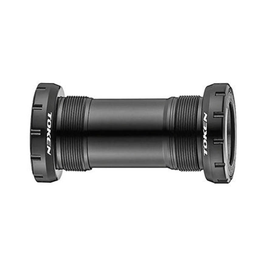 Token BB29BSA Threaded Bottom Bracket - English, SRAM DUB, Black (Bicycle Bottom Brackets) – studio product photo