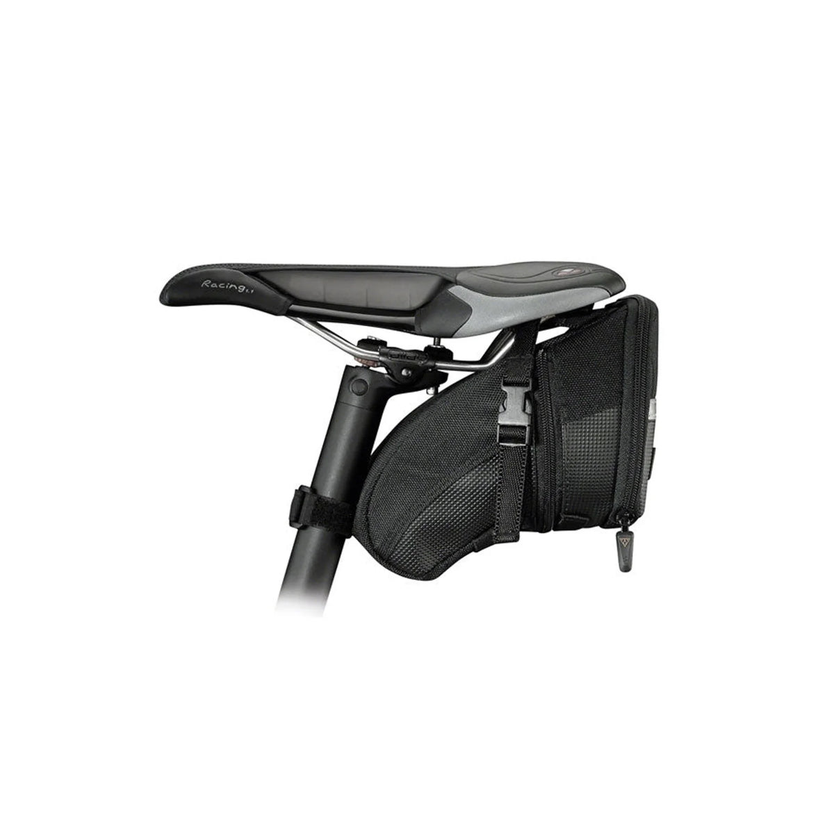 Topeak Aero Wedge Seat Bag - Strap-on, Large, Black (Bicycle Bags & Panniers) – studio photo